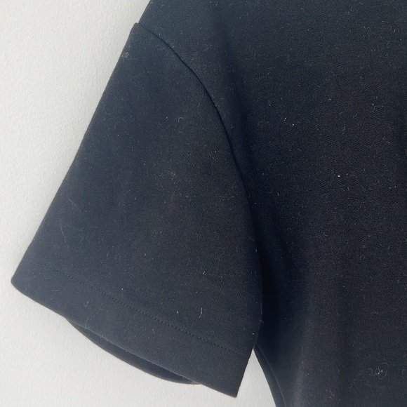 ZARA Cropped Short-Sleeved Sweatshirt - Picture 3 of 5